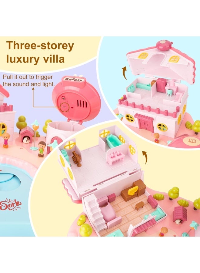 A set of magnetic clips for all playhouses with toddler and young children's characters, sound effects, Christmas accessories, and Christmas furniture. A great Christmas treat for kids. - Image 4